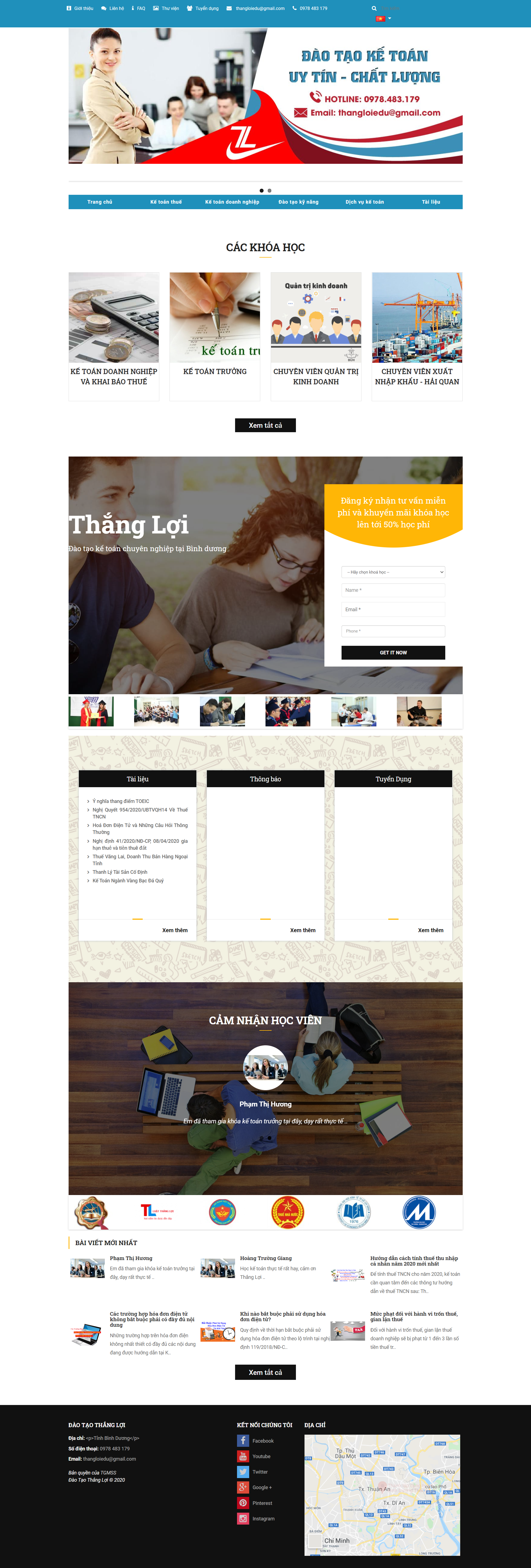 Thiết kế website Thangloi