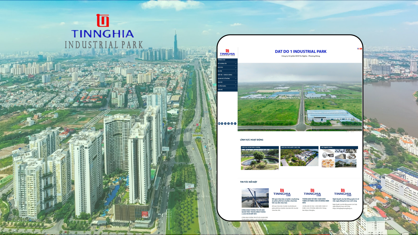 Thiết kế website TinNghia Industrial Park